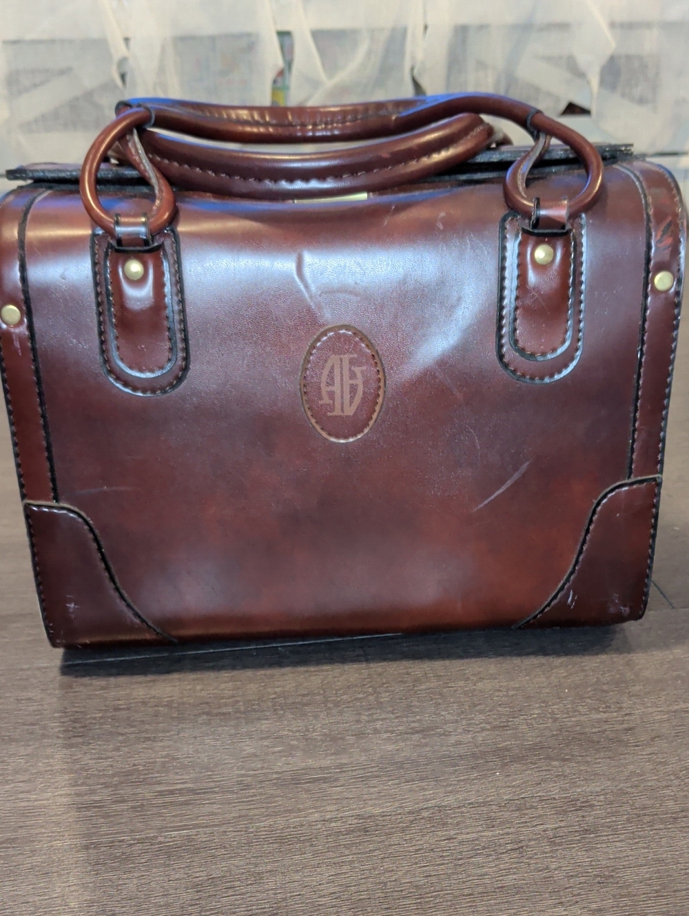 Vintage 70s Angel Andres El Corte Igles Leather Dr Bag Carryon Travel Spain MCM